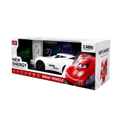 New Energy Spray RC Racing Car with Lights & Music (Ages 3+)