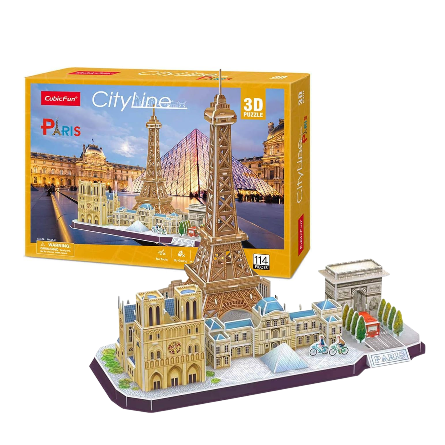 باريس أفق CityLine لغز 3D