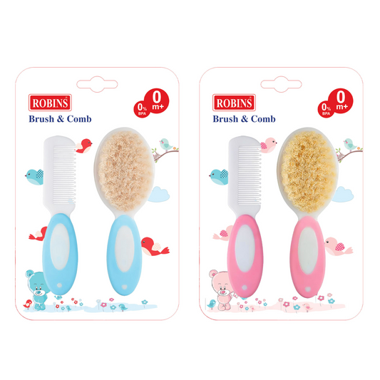 Robins Baby Brush And Comb