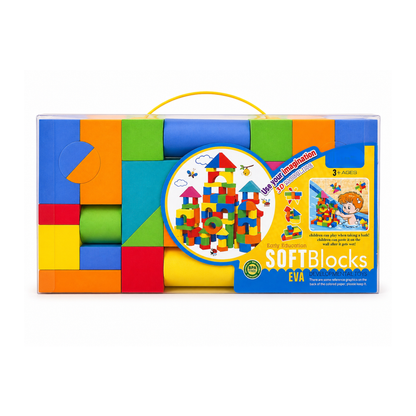 Soft EVA Building Blocks Set – Creative Learning & Bath Toy