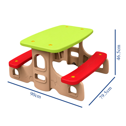 Robins Kids Picnic Table with Benches – Made in Korea