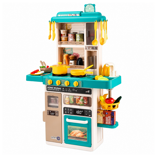 Home Kitchen Pretend Play Set with 50 Accessories (Ages 3+)