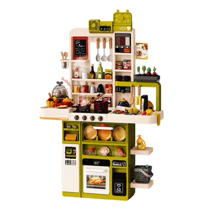 Deluxe Kids Kitchen Play Set with 121 Accessories (Ages 3+)