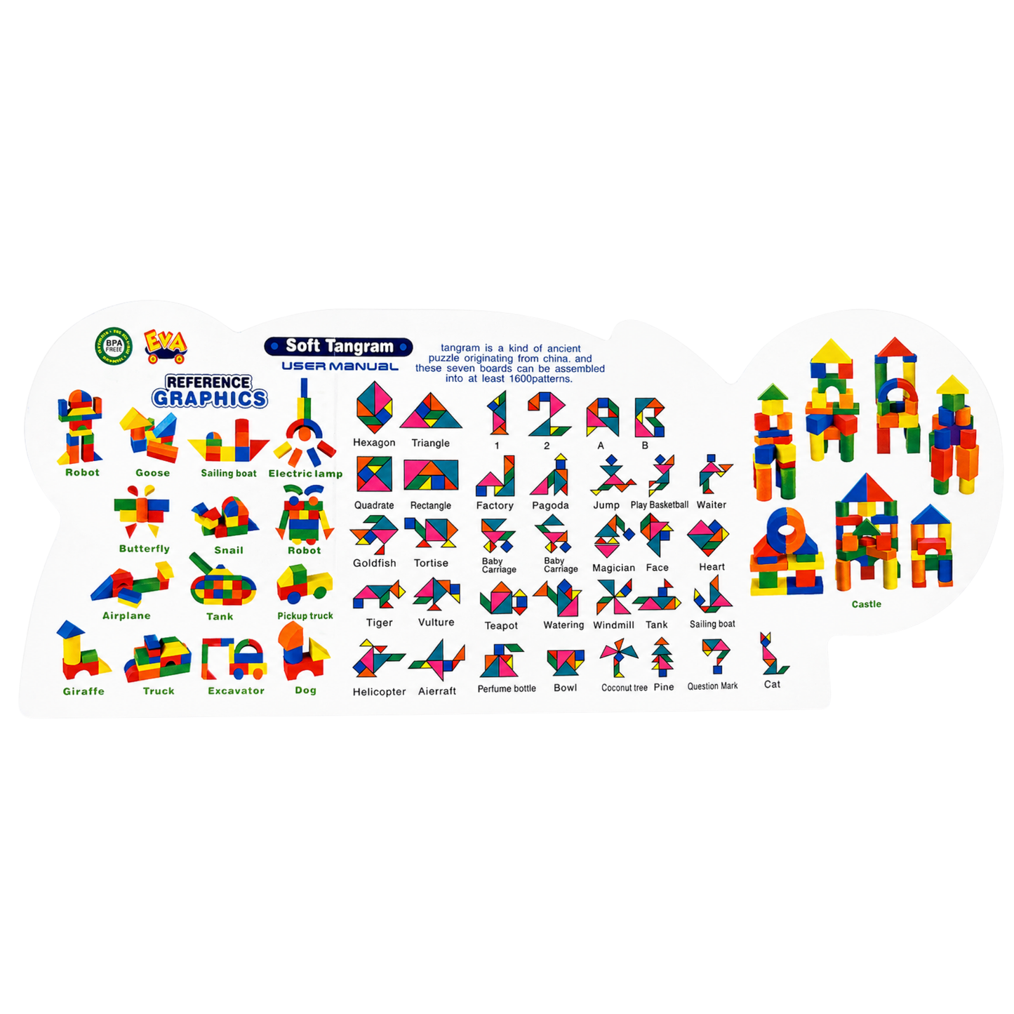 Soft EVA Building Blocks Set – Creative Learning & Bath Toy