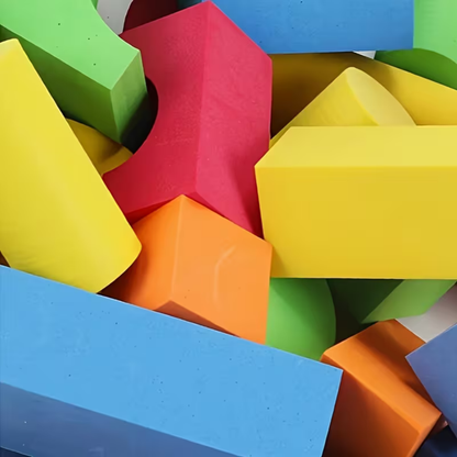 Soft EVA Building Blocks Set – Creative Learning & Bath Toy