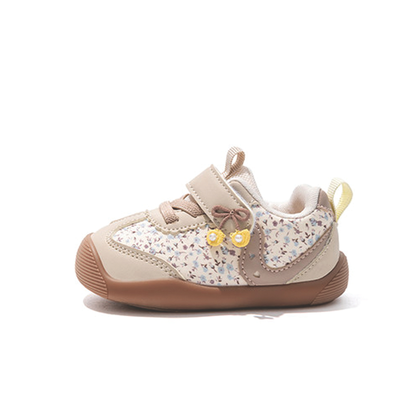 Robins Floral Baby Sneakers – First Walker Shoes (Size 16–20)