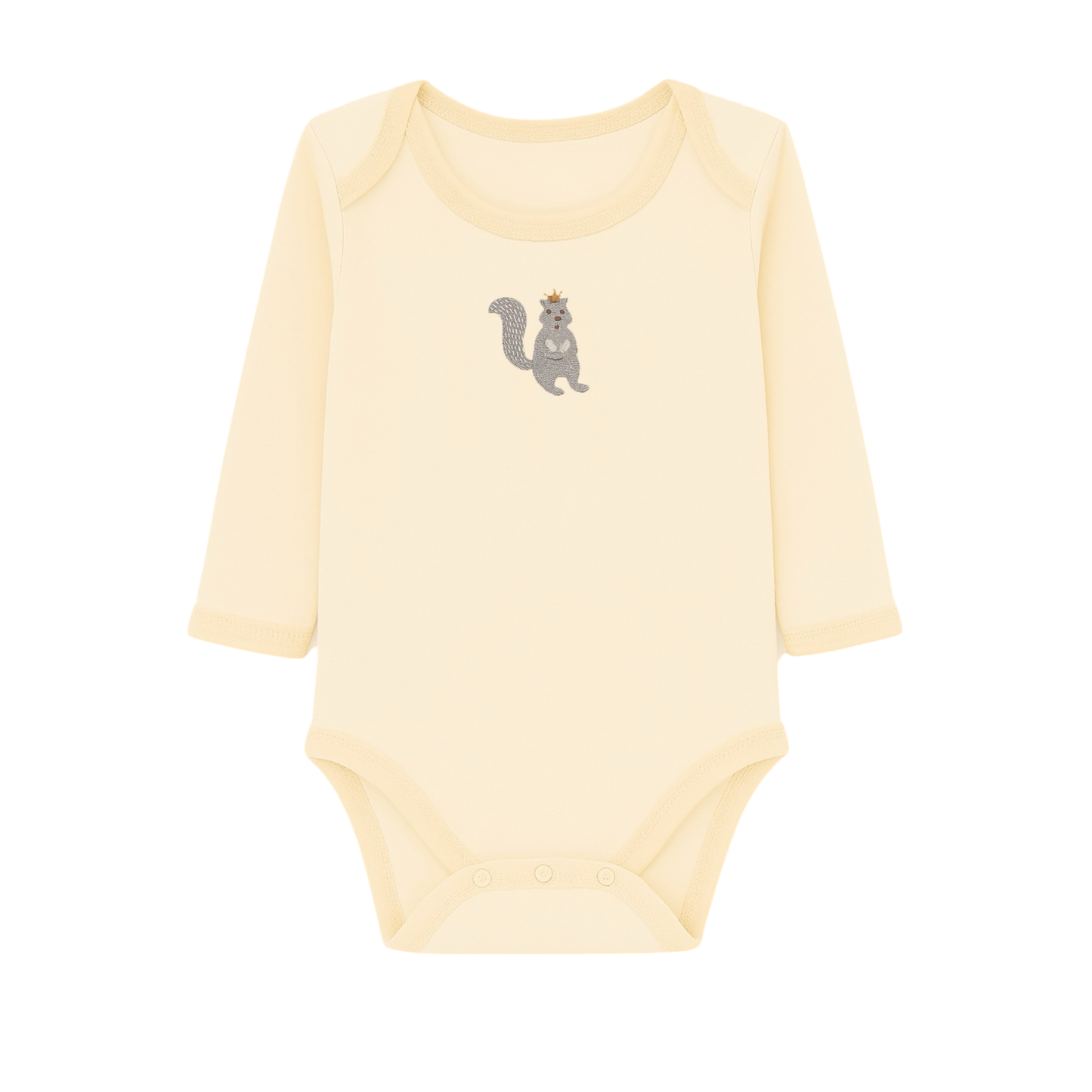 Robins Long Sleeve Bodysuits 5-Pcs Set Beige