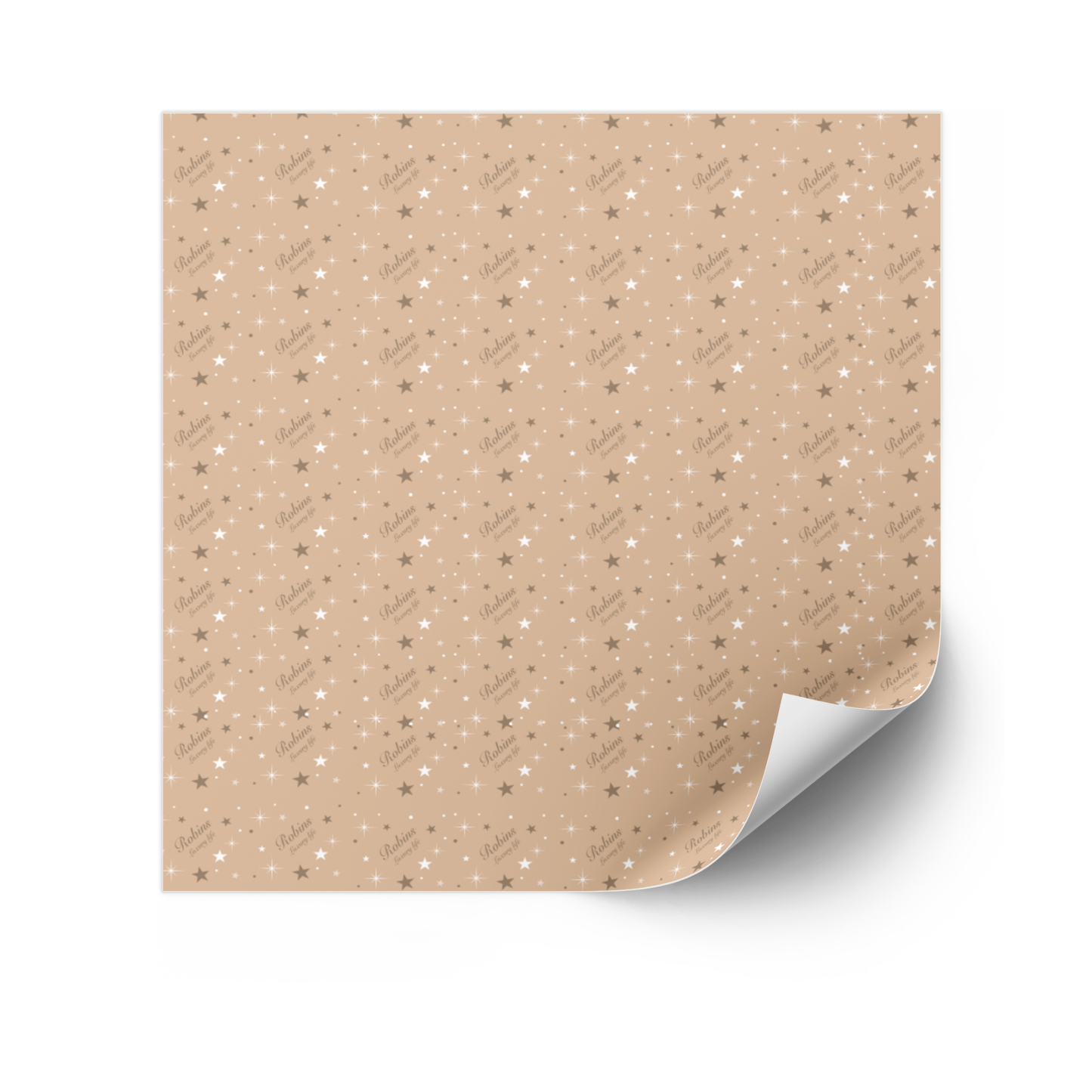 Robins Golden Gift Wrap