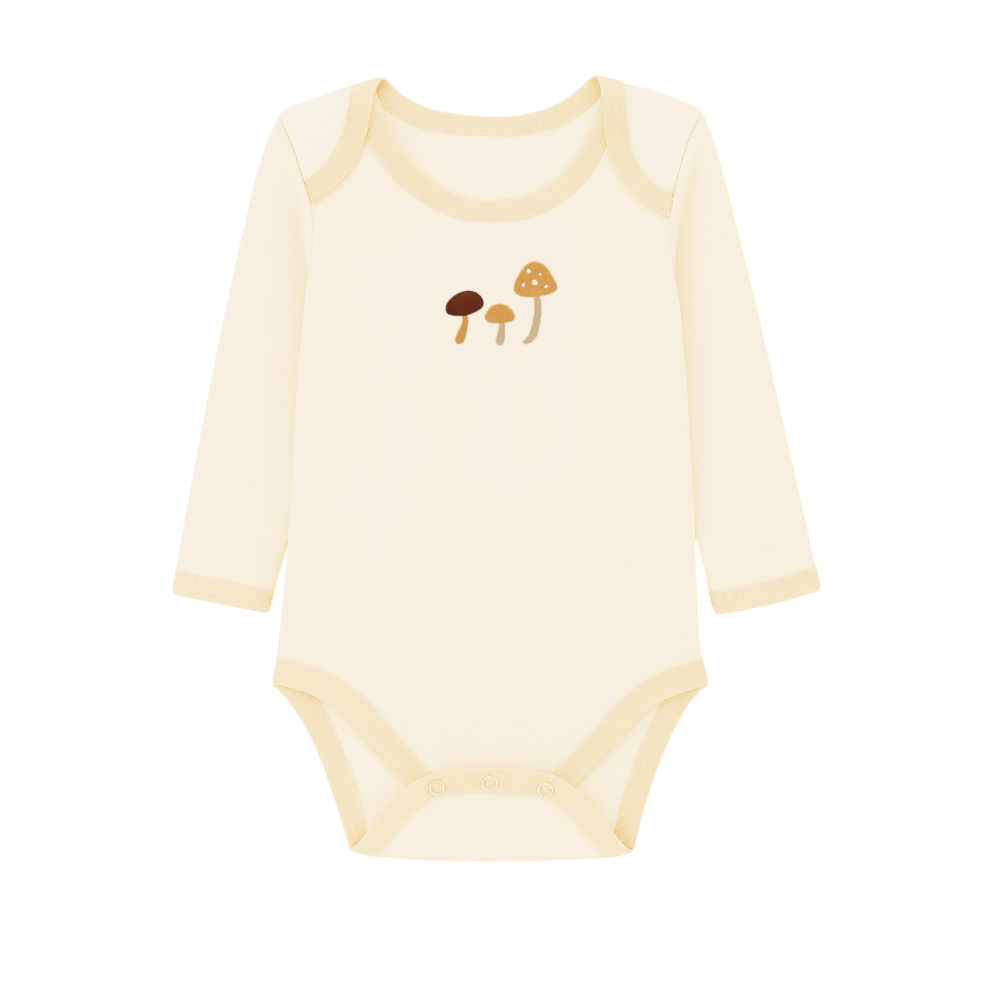 Robins Long Sleeve Bodysuits 5-Pcs Set Beige