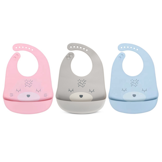 Robins Silicone Baby Bib with Food Catcher
