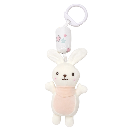 Robins Plush Baby Stroller Toy – Animal Hanging Rattle