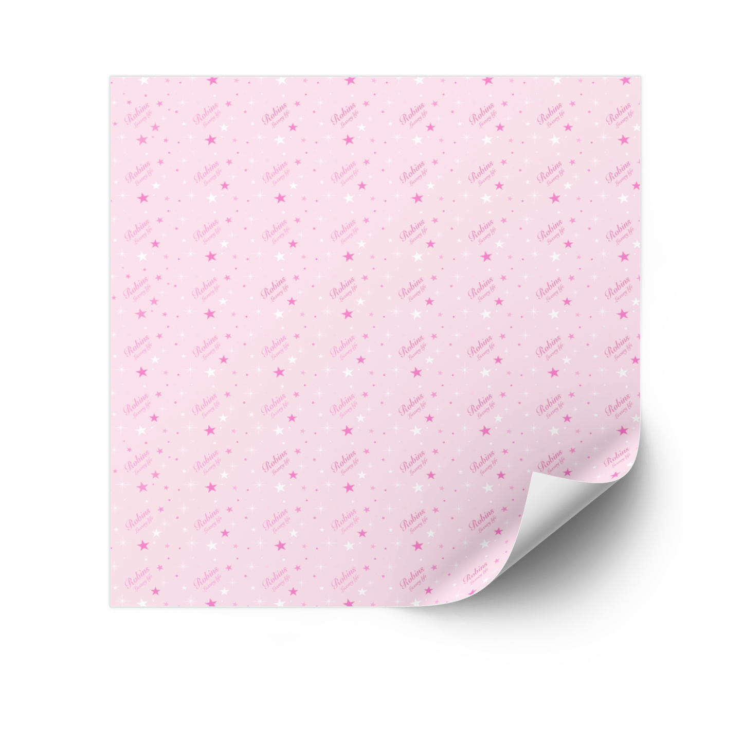 Robins Pink Gift Wrap