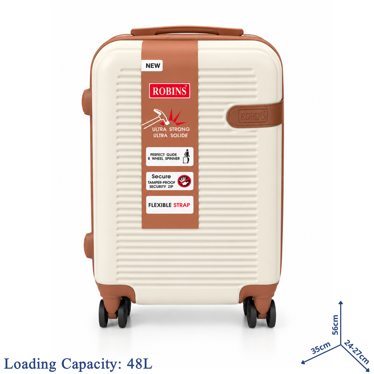 Robins 22-Inch Carry On Luggage – 4 Colors