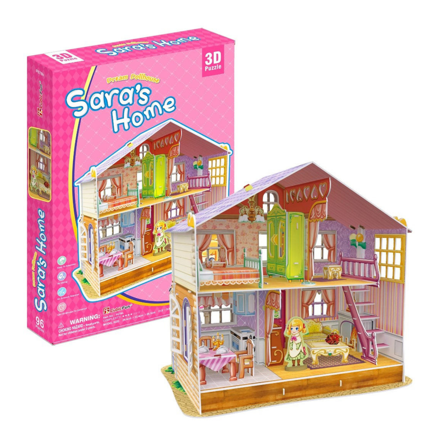 Sara’s Home 3D Dream Dollhouse Puzzle