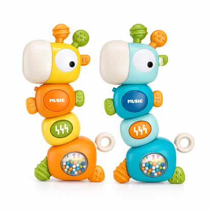 Baby Multi-Stage Teether & Musical Rattle – 0+ Months