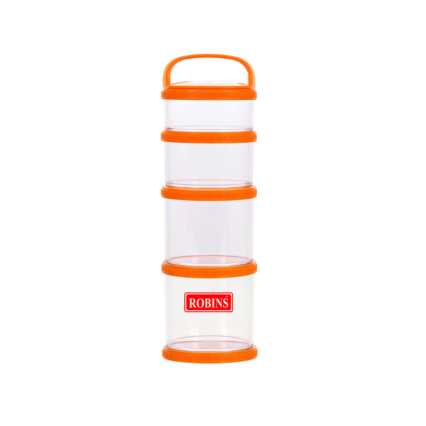 Robins large stackable multi-layer food container 820ml