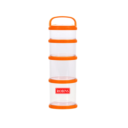 Robins large stackable multi-layer food container 820ml