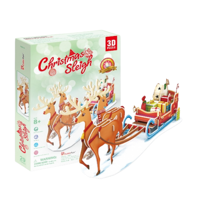 Christmas Sleigh 3D Puzzle