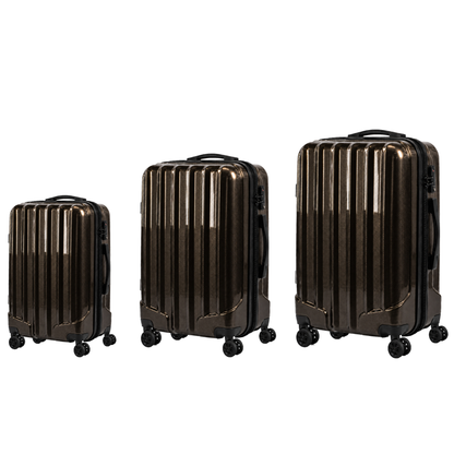 Charters Hard Shell 3-Piece Luggage Set – Gold
