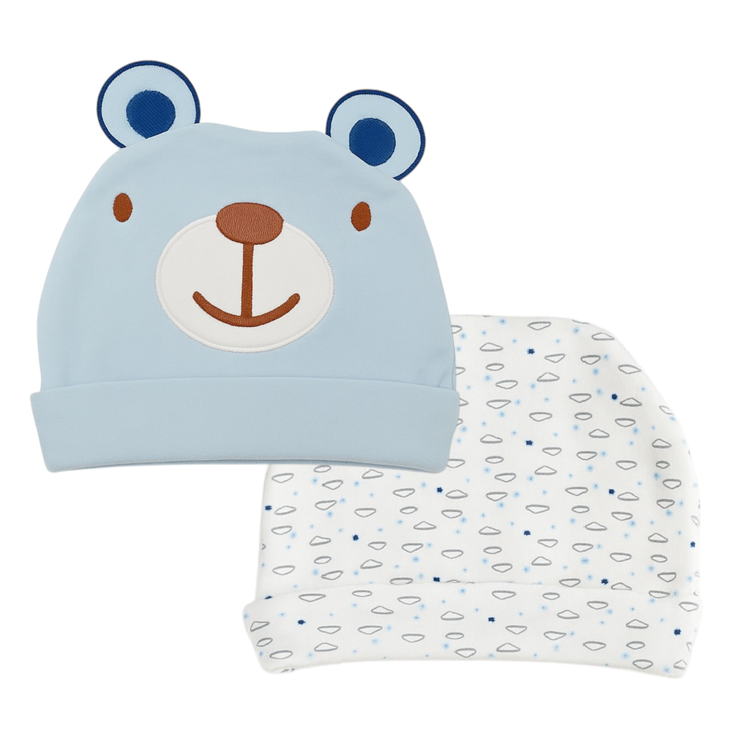 Robins Baby Cap Set – 2 Pieces