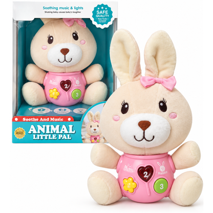 Robins Musical Bunny Plush Toy with Lights Music