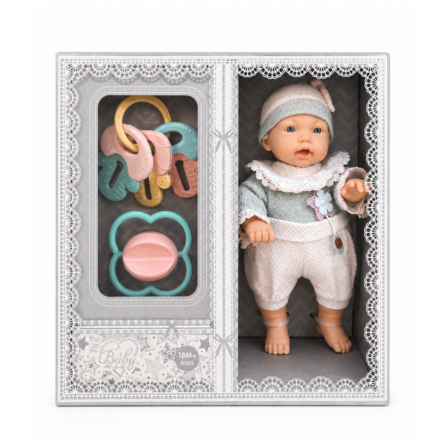 Baby Doll Gift Set with Accessories (18M+)