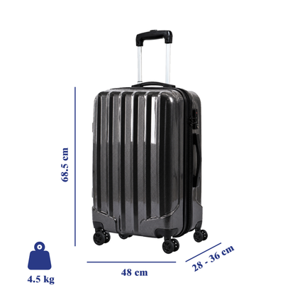 Charters Hard Shell 3-Piece Luggage Set – Dark Green