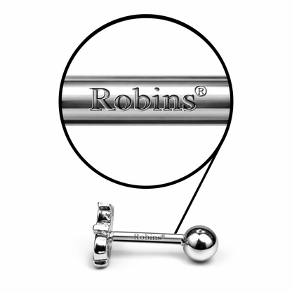 Robins 925 Sterling Silver Baby Cherry Crystal Earrings