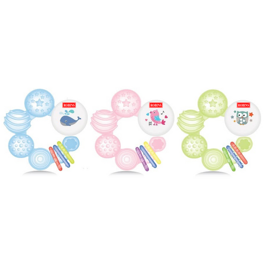 Robins Baby Water Teether and Rattle