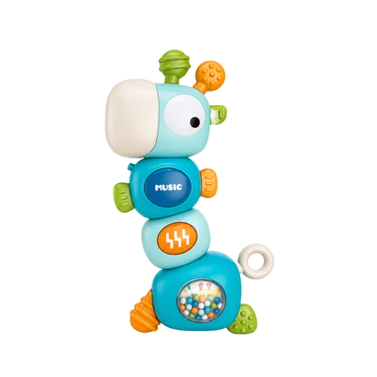 Baby Multi-Stage Teether & Musical Rattle – 0+ Months