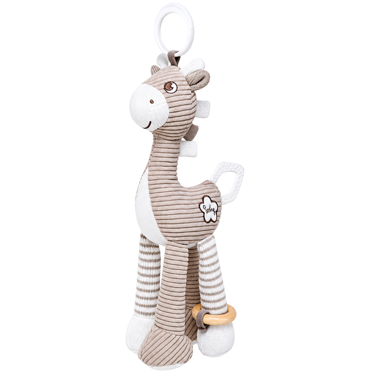 Robins Baby Hanging Giraffe Toy – Plush Rattle & Teether (0m+)