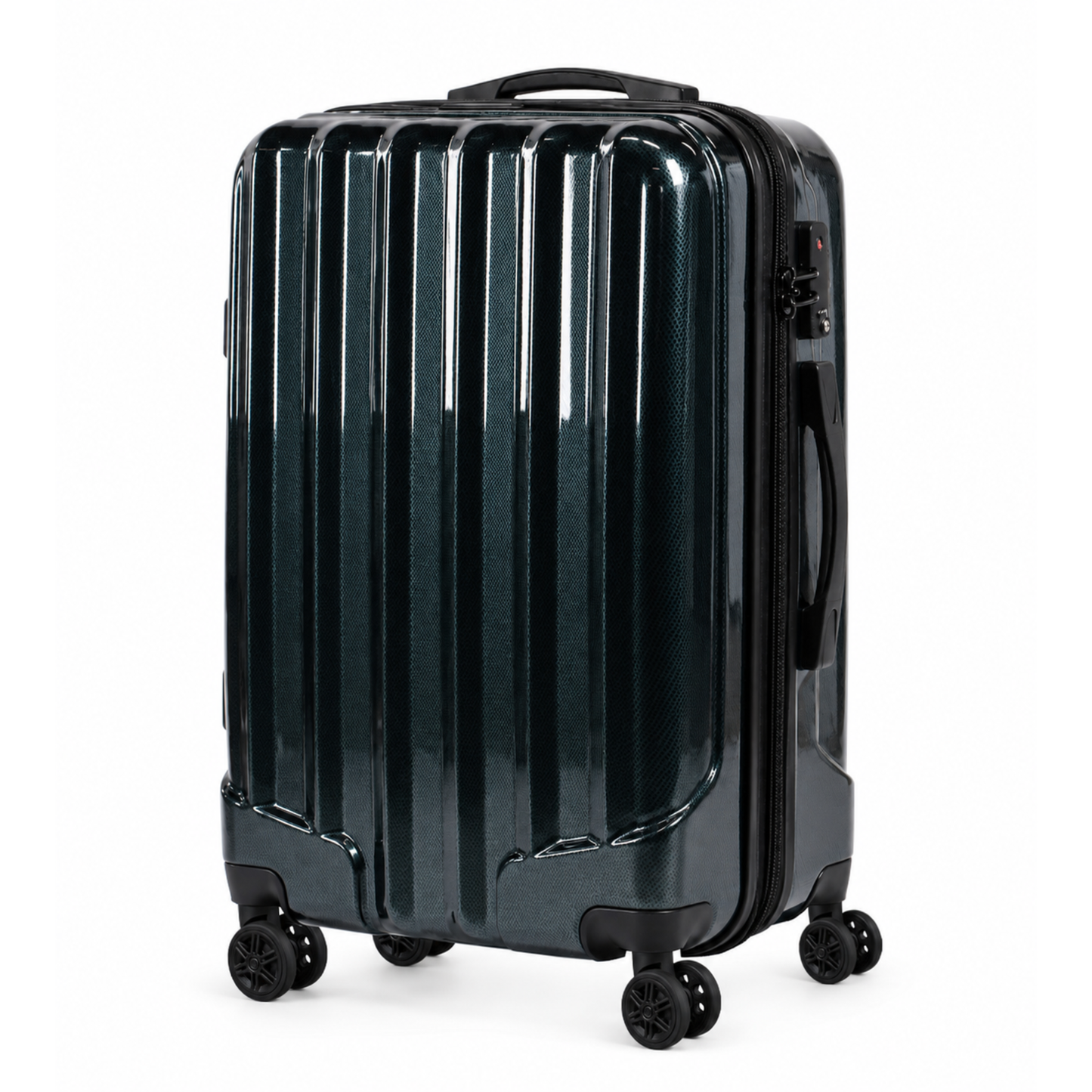 Charters Hard Shell 3-Piece Luggage Set – Dark Green