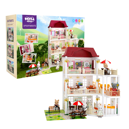 Koala Diary Apartments Dollhouse Playset (277-Pcs)