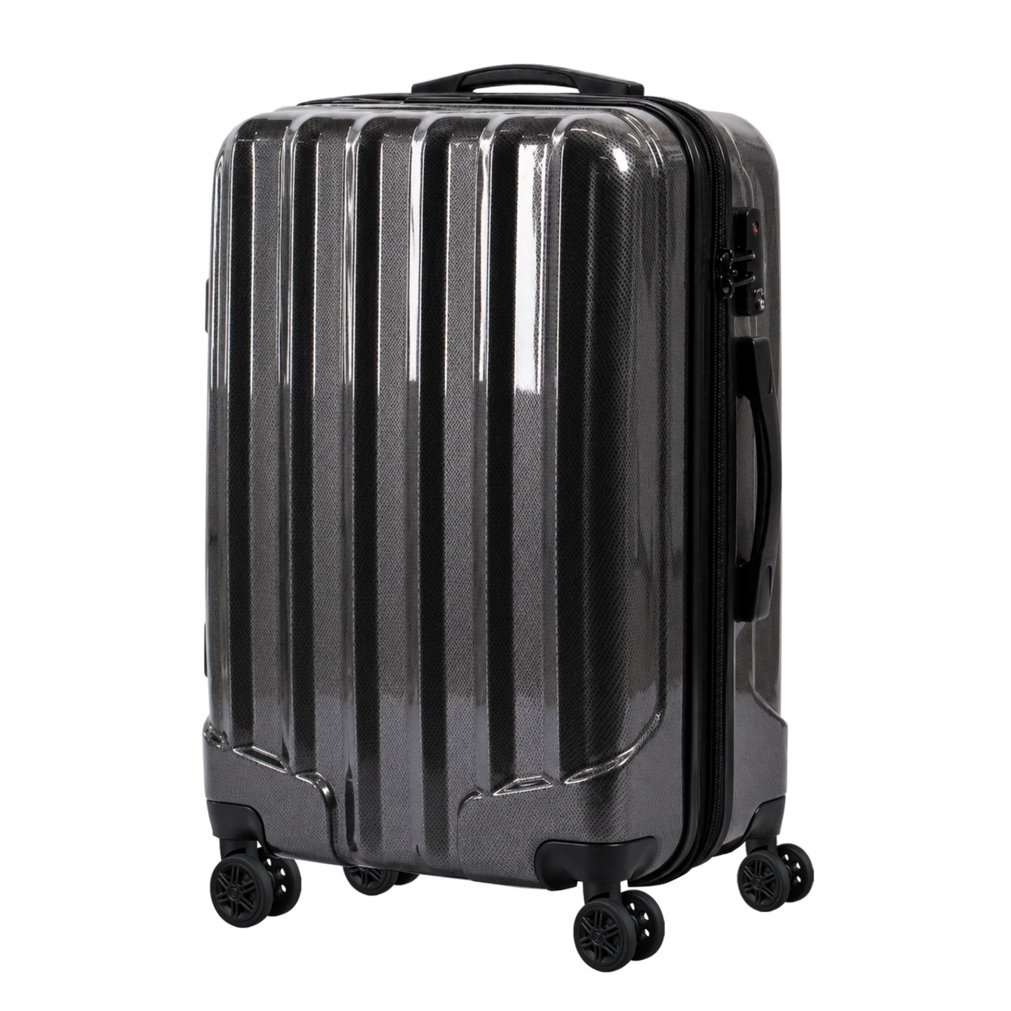Charters Hard Shell 3-Piece Luggage Set – Black