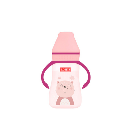 Robins Baby Feeding Bottle with Handles – 125 ml