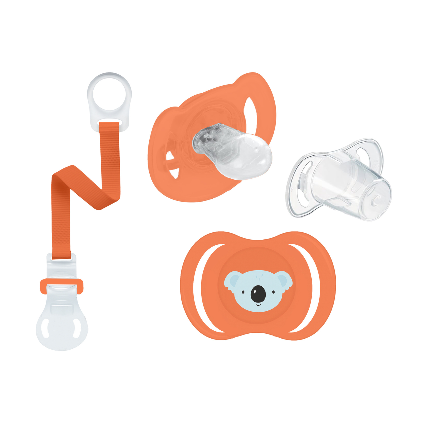 Robins Baby Pacifier with Holder