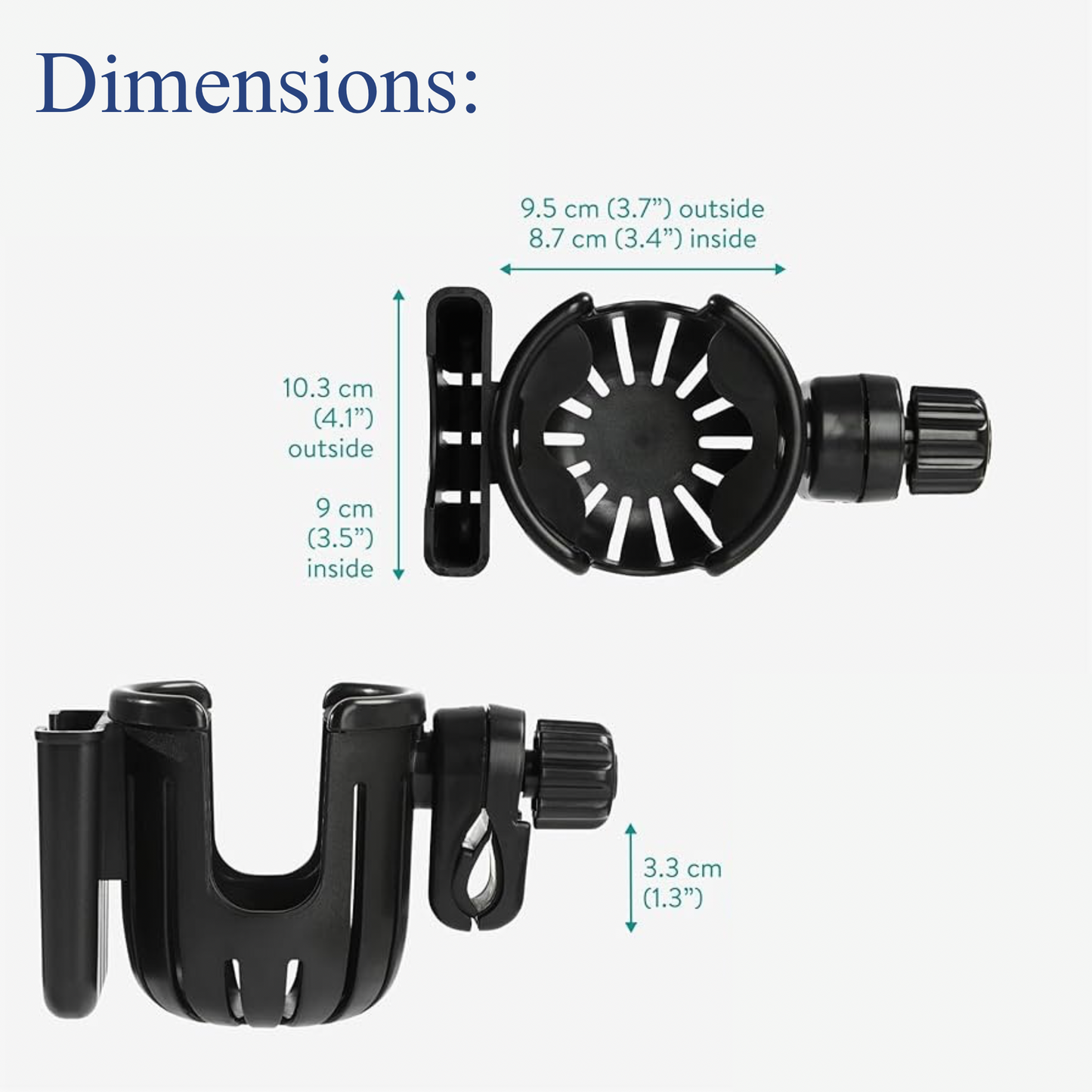 حامل كوب وهاتف لعربة الأطفال من روبنز