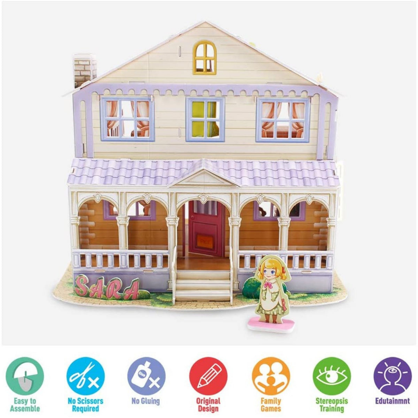 Sara’s Home 3D Dream Dollhouse Puzzle
