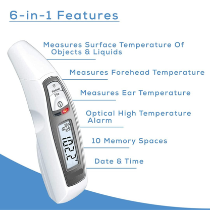 6-in-1 Infrared Thermometer