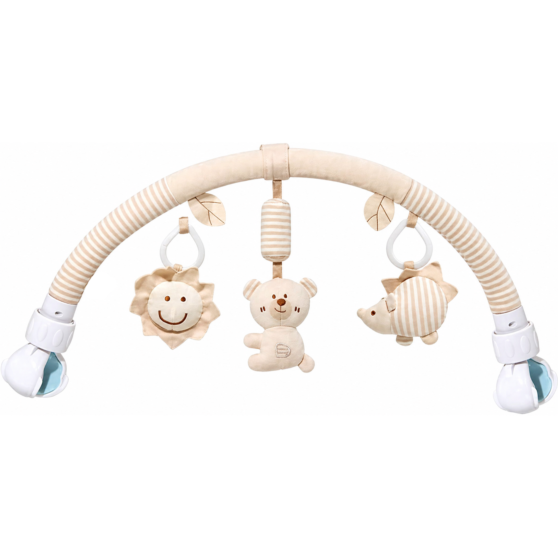 Robins Baby Stroller Arch Toy – Hanging Plush Set with Clips & Sensory – Robins Baby Products