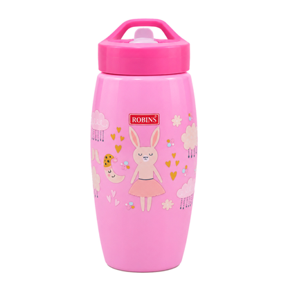 Robins Kids Water Bottle with Carry Handle – 360ml, 12M+