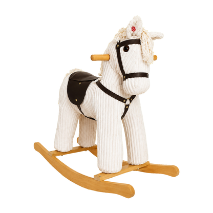 Robins Musical Plush Rocking Horse – Wooden Rocker