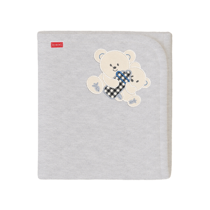 Robins 1-Ply Cotton Swaddle Blanket – 75 × 85 cm | Made in Turkey