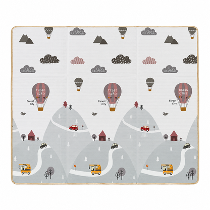 Robins Baby Double-Sided Foldable Play Mat – 220 × 188 cm
