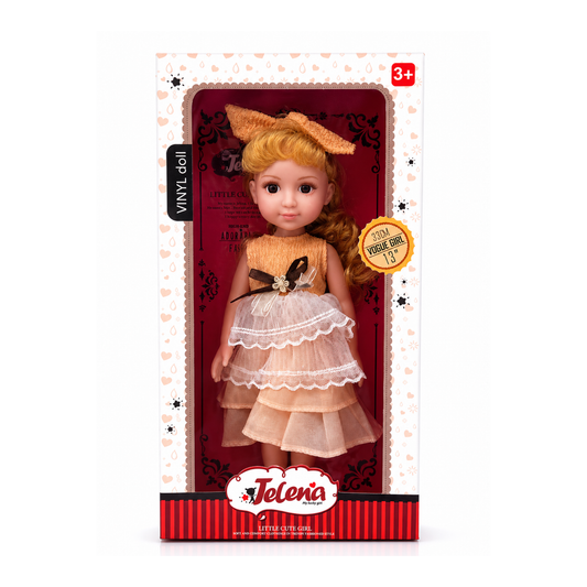 Telena Vinyl Doll – Little Cute Girl (13”)