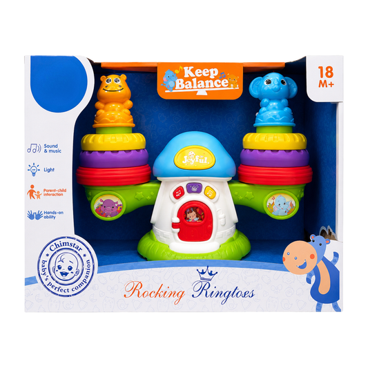 Rocking Ring Toss Balance Toy