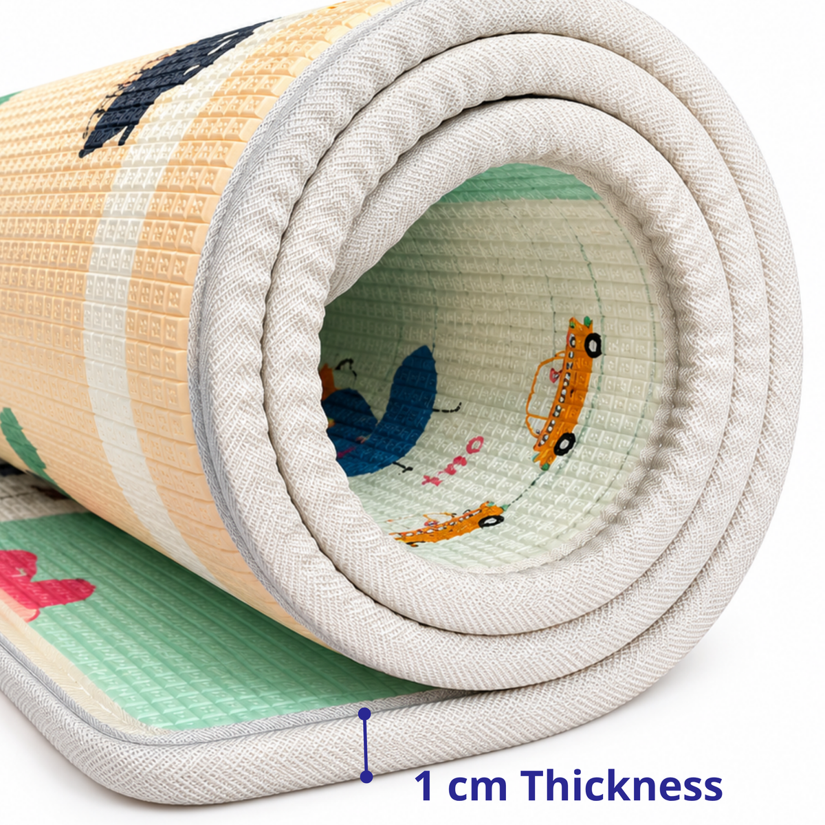 Robins Baby Double-Sided Foldable Play Mat – 145 × 150 cm