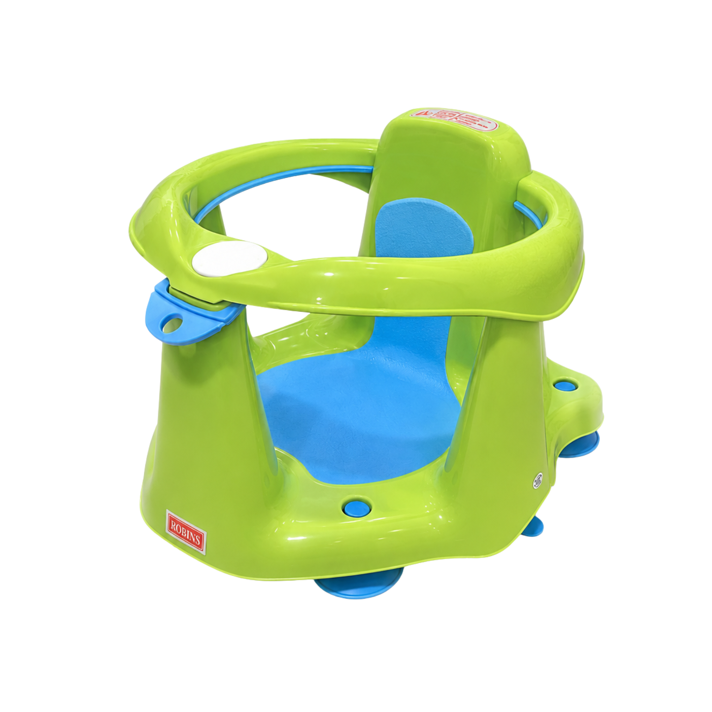 Robins Baby Bath Seat with Anti-Slip Suction Base