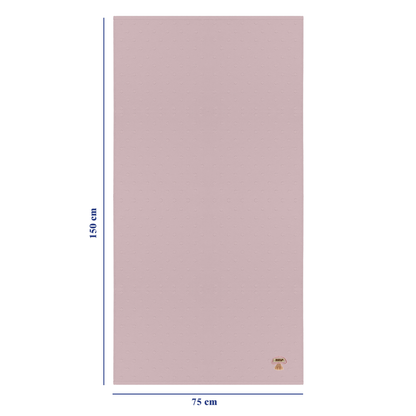 Robins Embossed Dot Bath Towel – 75 × 150 cm