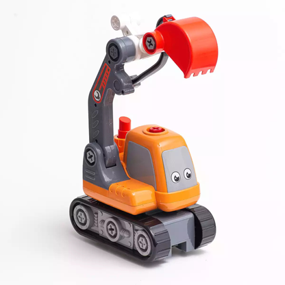 Electric DIY Excavator Assembly Set (Ages 3+)